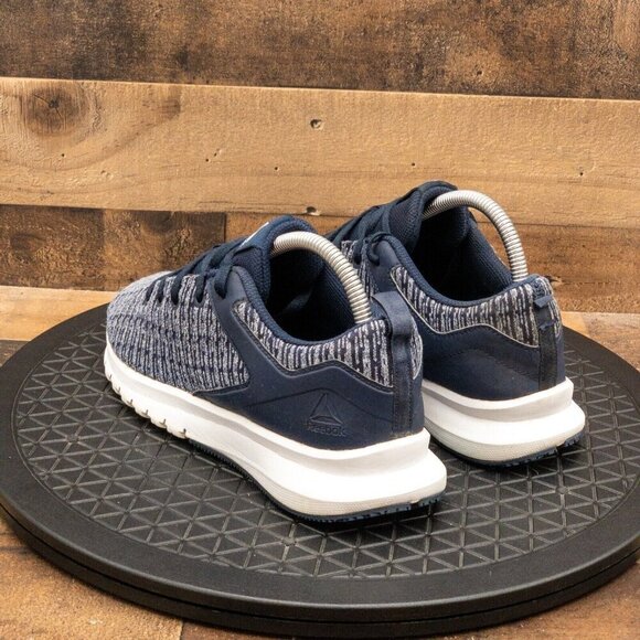 REEBOK PRINT LUX WOMENS ATHLETIC SHOES RUNNING WALKING TRAINING BLUE LOW SZ 8.5 - Picture 6 of 9